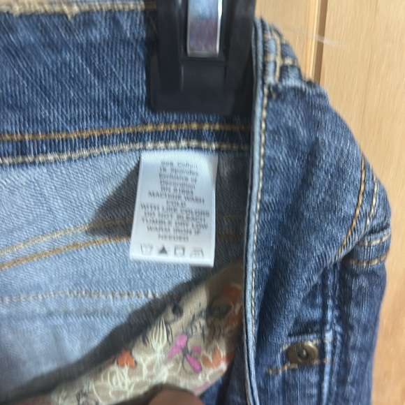 Motto Wide Leg Classic Blue Women's Jeans - Picture 5 of 5